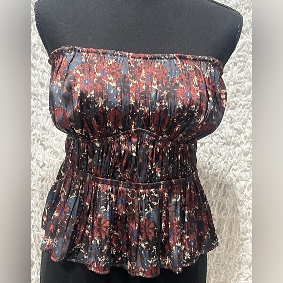 Rachel Zoe Multicolor RUCHED TIERED TANK TOP, GYPSY/ BOHO CORE, SIZE XS - Picture 9 of 10